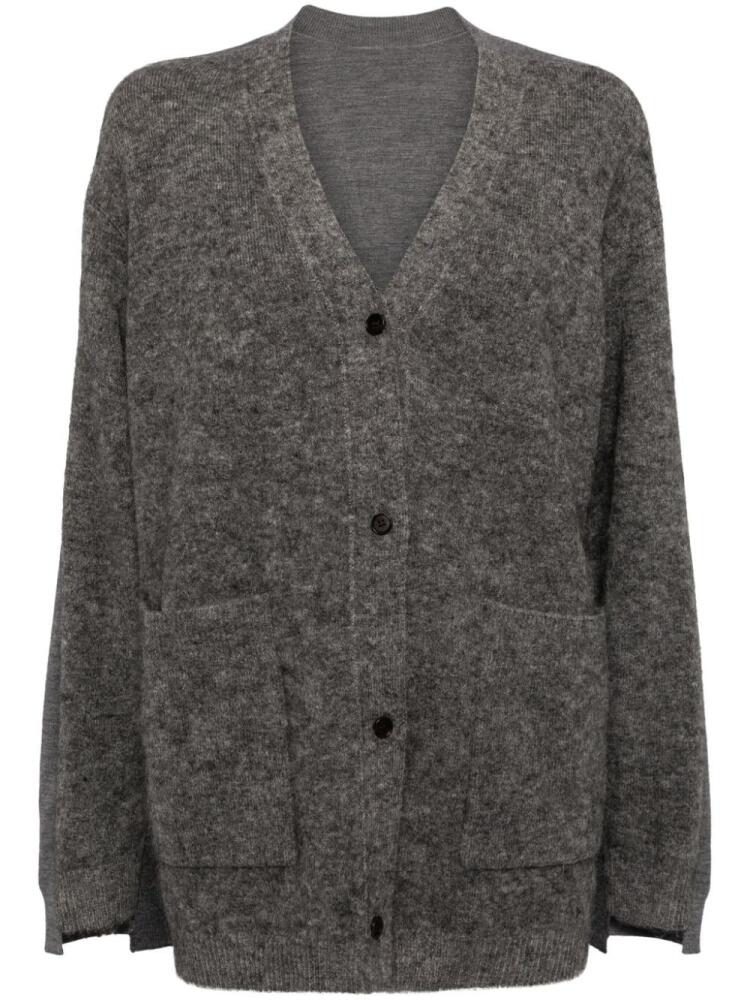 JNBY color block long-sleeved cardigan - Grey Cover