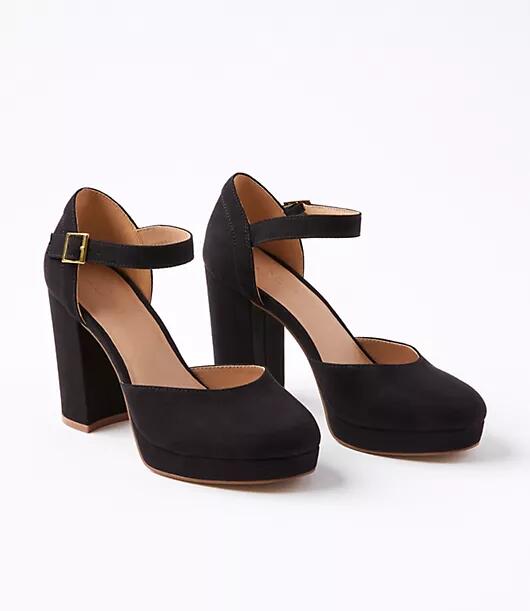 Loft Ankle Strap Platform Heels Cover