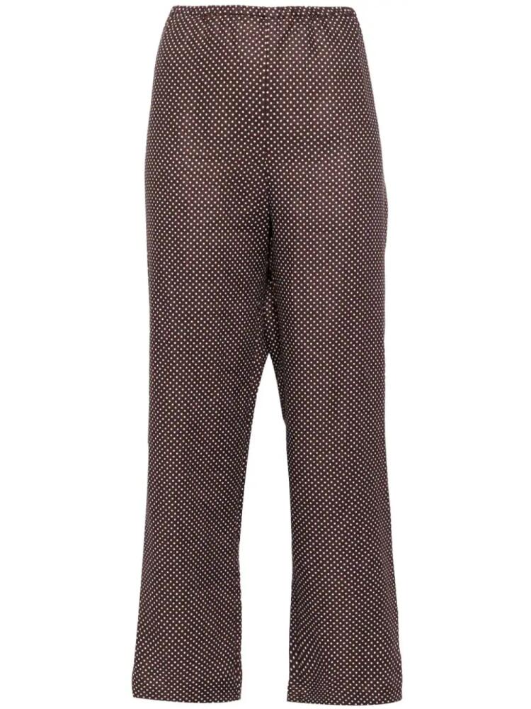 Reformation Remi linen trousers - Brown Cover