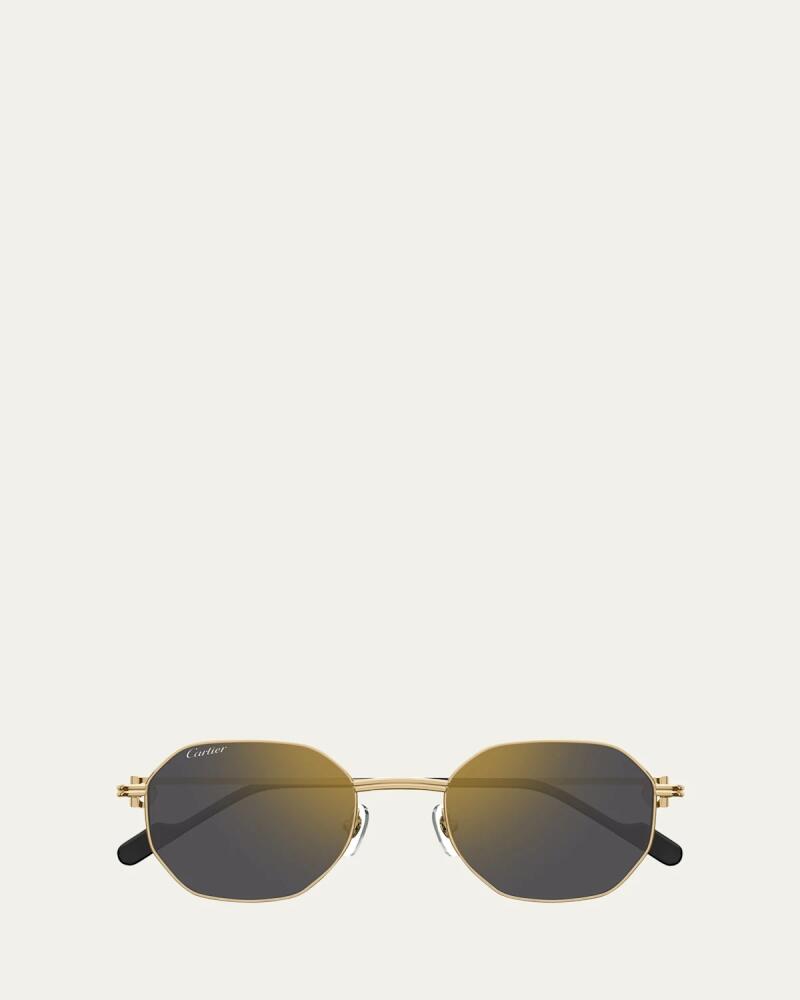 Cartier Mirrored Round Metal Sunglasses Cover