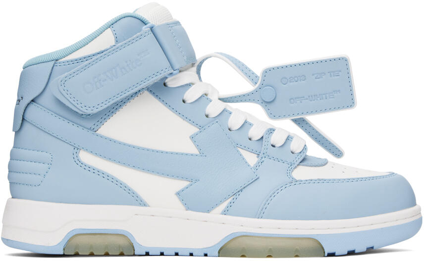 Off-White White & Blue Out Of Office Sneakers Cover