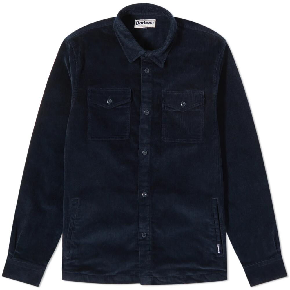 Barbour Men's Cord Overshirt in Navy Cover