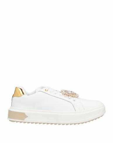 Baldinini Woman Sneakers White Calfskin Cover