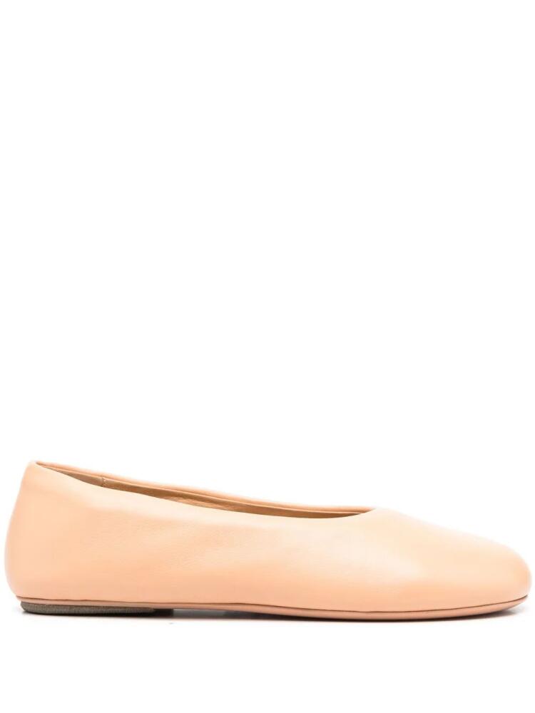 Marsèll leather ballerina shoes - Neutrals Cover