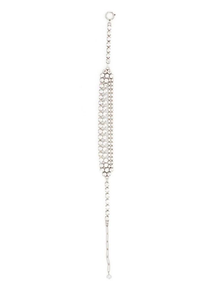 ISABEL MARANT crystal-embellished choker necklace - Silver Cover