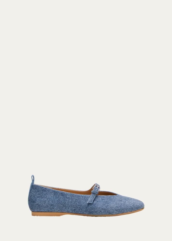 JW Anderson Denim Mary Jane Ballerina Flats Cover