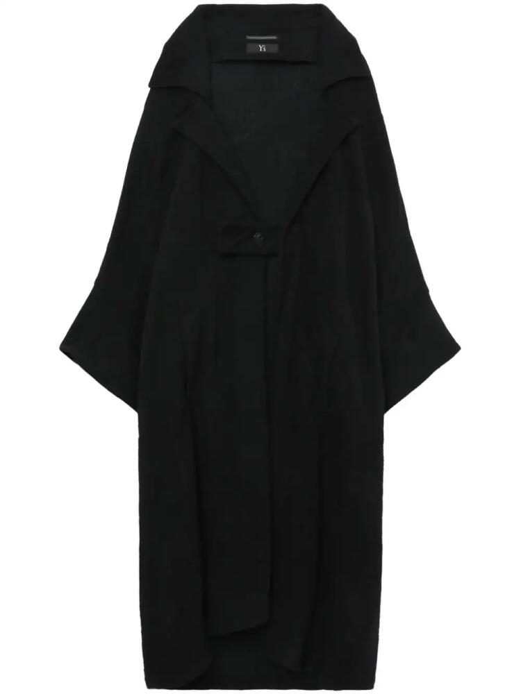 Y's buttoned knit coat - Black Cover