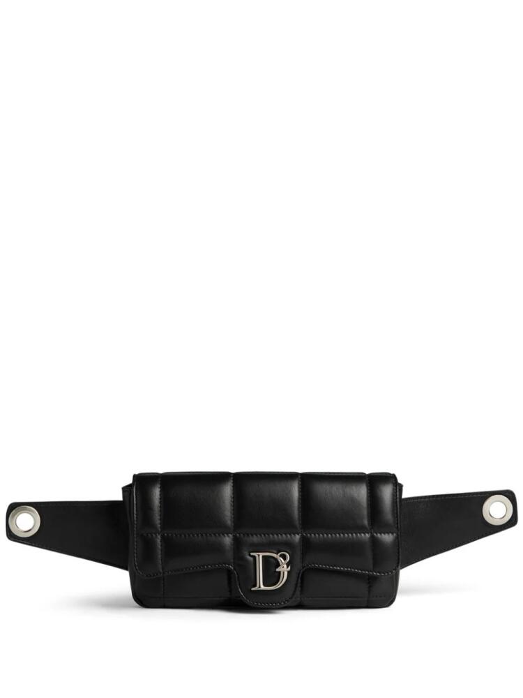 DSQUARED2 D2 Statement leather belt bag - Black Cover