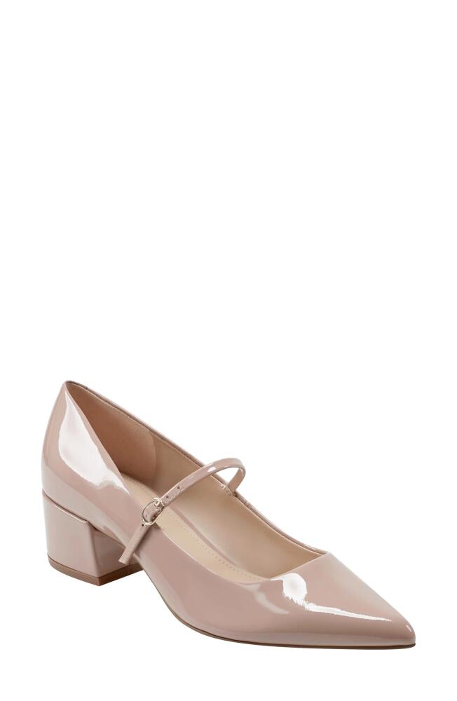 Marc Fisher LTD Luccie Pointed Toe Pump in Natural Cover