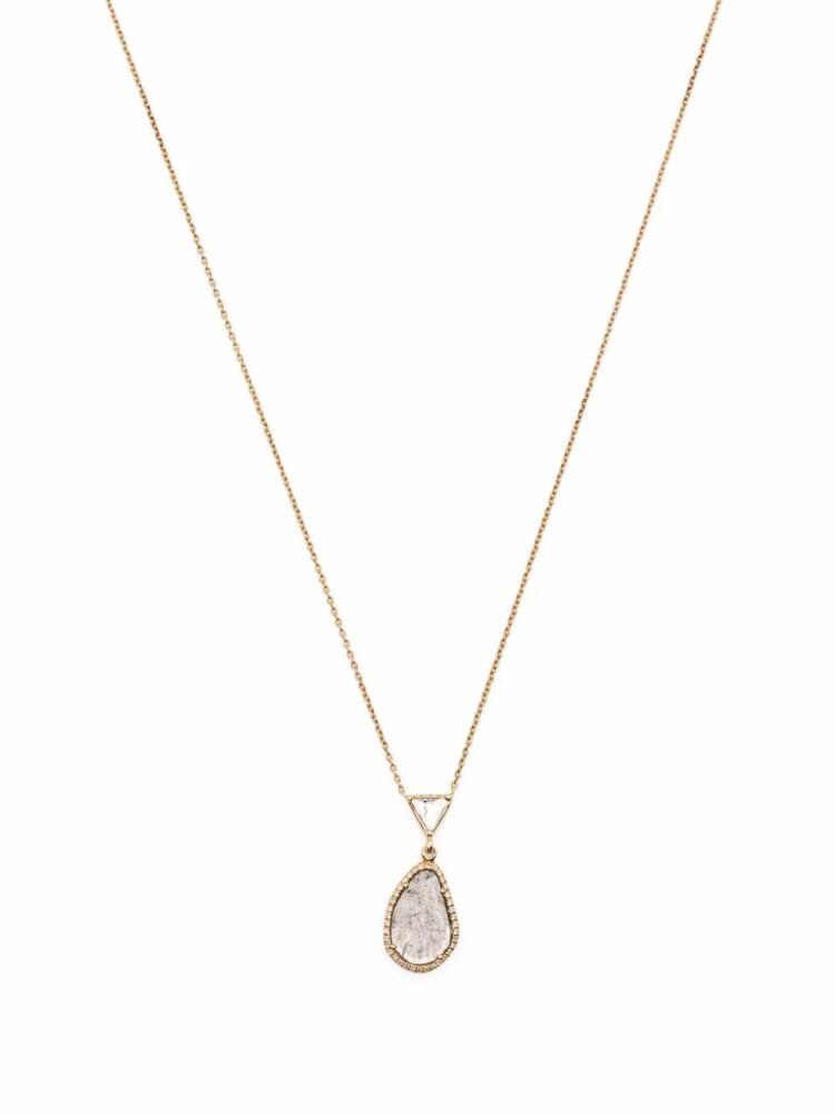 We by WHITEbIRD 18kt yellow gold Diana diamond necklace Cover