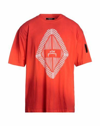 A-cold-wall* Man T-shirt Red Cotton Cover