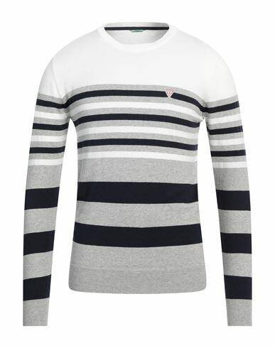 Guess Man Sweater White Cotton, Polyamide, Elastane Cover