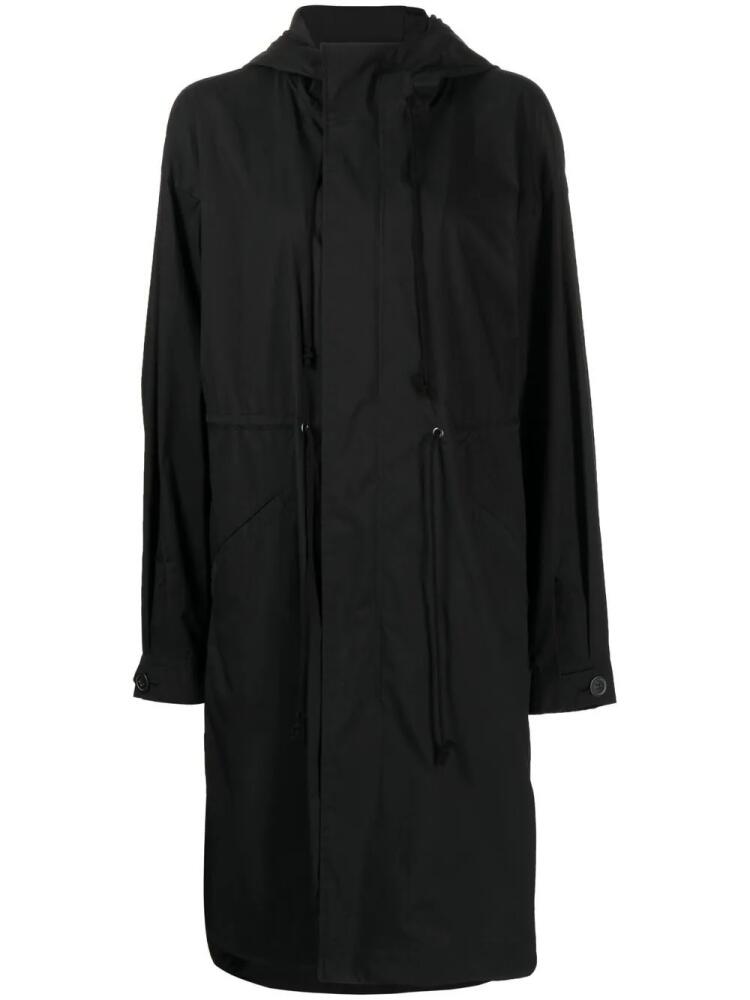 Yohji Yamamoto hooded parka coat - Black Cover