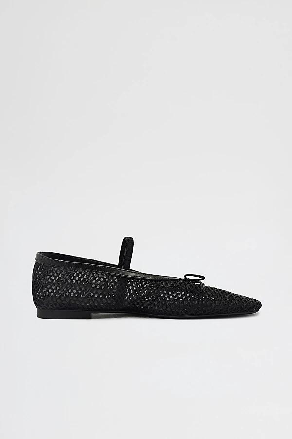 Schutz Arissa Mesh Ballet Flat in Black Cover