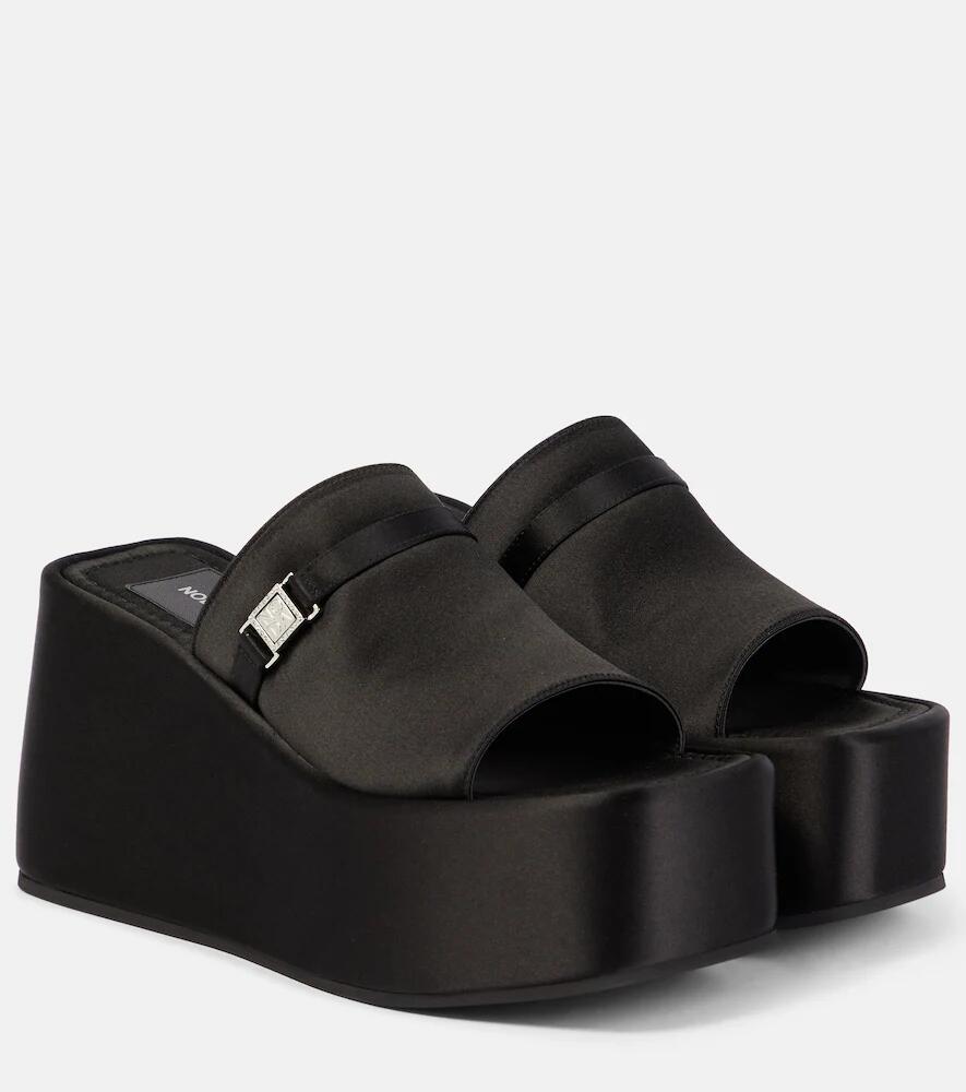 Nodaleto Bulla Yelena satin platform slides Cover