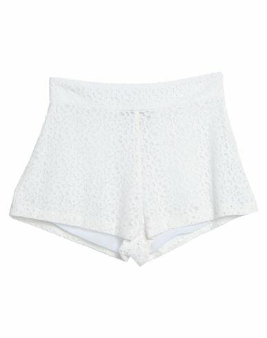 Amen Woman Shorts & Bermuda Shorts White Cotton, Polyamide Cover