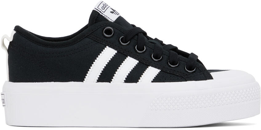 adidas Originals Black Nizza Platform Sneakers Cover