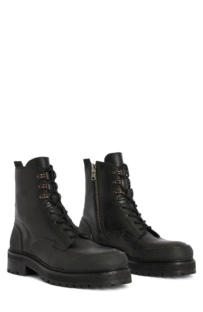 AllSaints Mudfox Lace-Up Boot in Black Cover