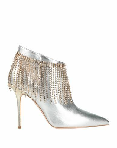 Liu ·jo Woman Ankle boots Silver Leather Cover