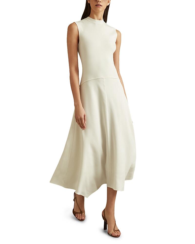 Reiss Lani Hybrid Midi Dress Cover