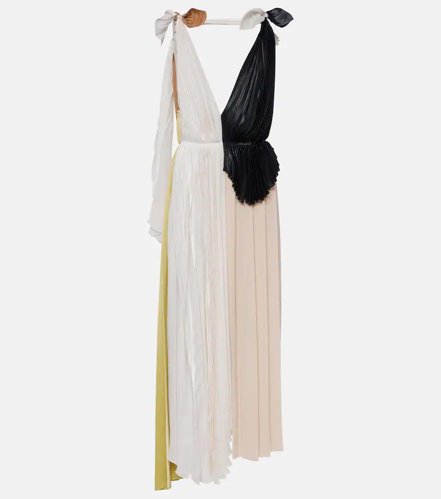 Victoria Beckham Pleated maxi dress Cover