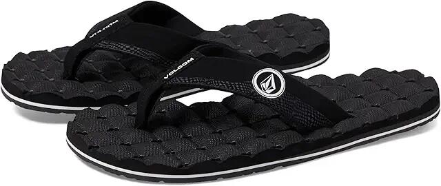 Volcom Recliner Sandals (Black/White) Men's Sandals Cover