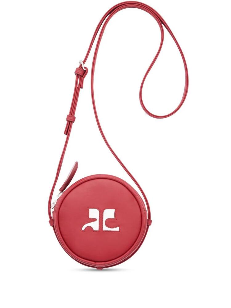 Courrèges Reedition circle crossbody bag - Red Cover