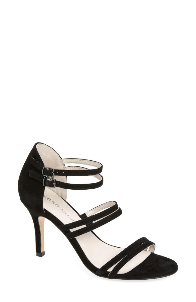 KOKO + PALENKI Olivia Sandal in Black Suede Cover