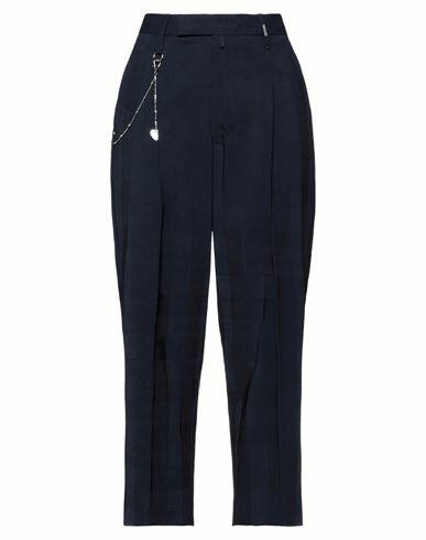 High Woman Pants Midnight blue Virgin Wool Cover