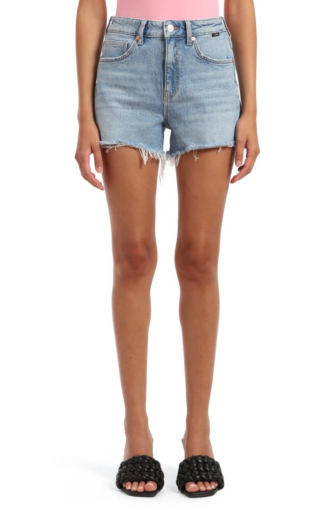 Mavi Jeans Rosie Cutoff Denim Shorts in Bleached Recycled Blue Cover