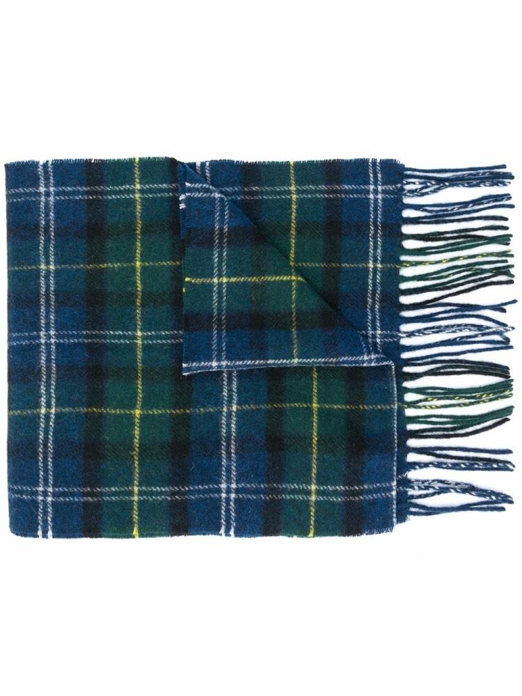 Barbour tartan lambswool scarf - Green Cover