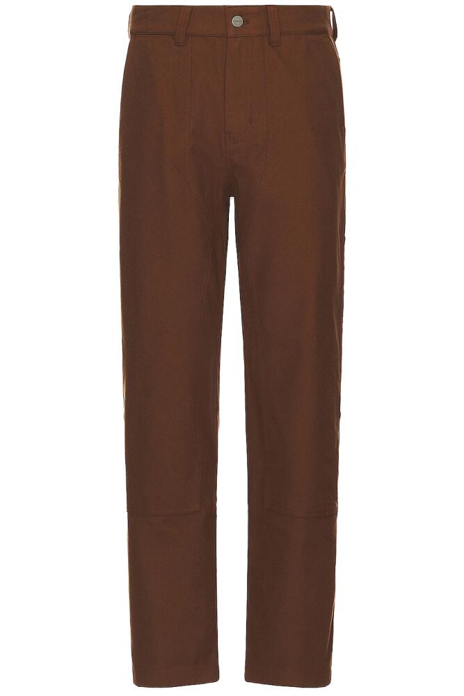 SATURDAYS NYC Morris Brushed Carpenter Pant in Brown Cover