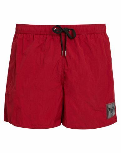 Emporio Armani Boxer Man Swim trunks Burgundy Polyamide Cover