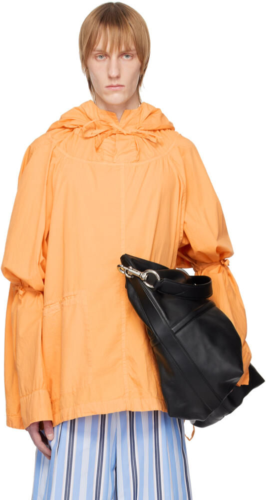 Dries Van Noten Orange Drawstring Jacket Cover