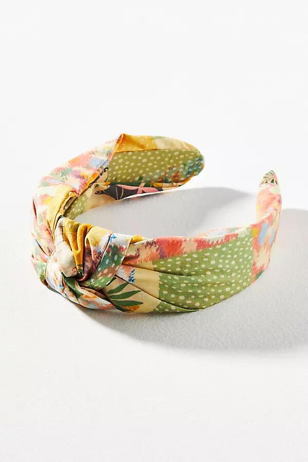 By Anthropologie Everly Spring Floral Knot Headband Cover