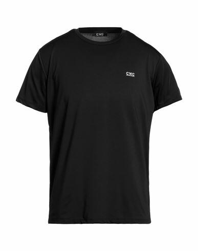 C'n'c' Costume National Man T-shirt Black Polyester Cover