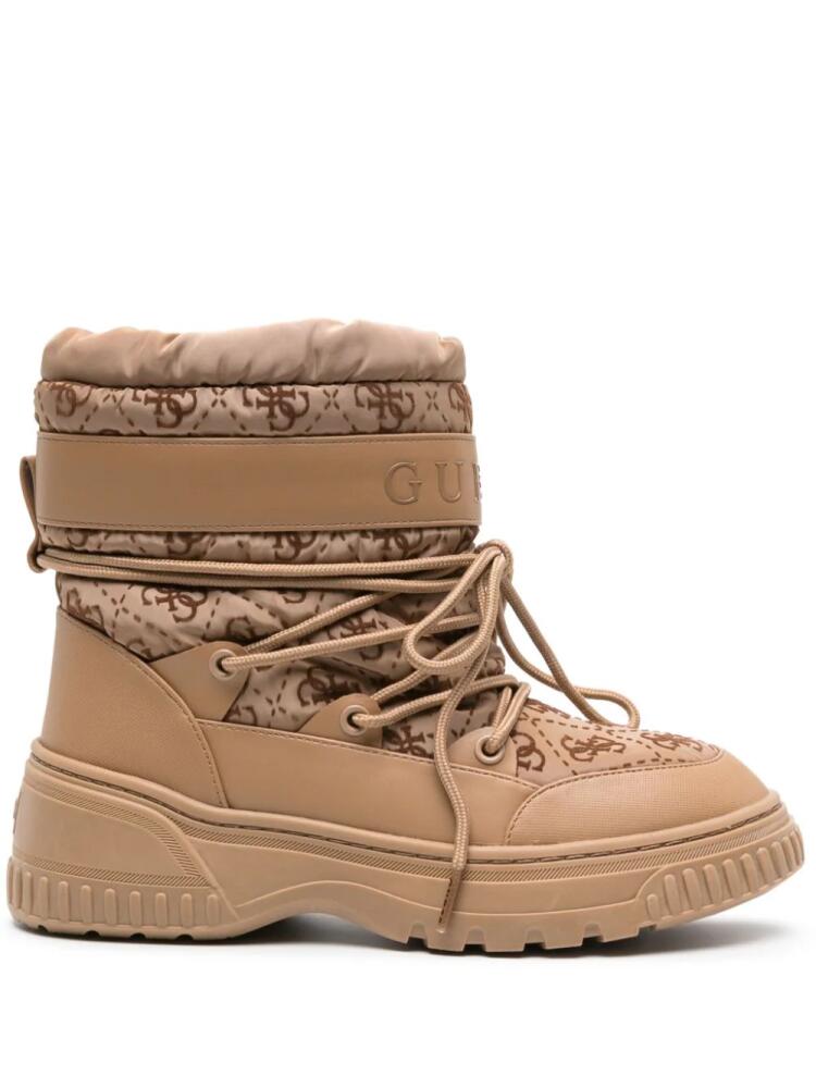 GUESS USA Drera monogram snow boots - Neutrals Cover