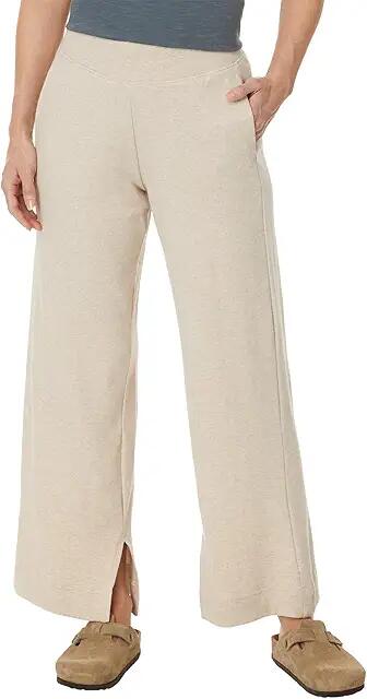 PACT Airplane Wide Leg Pants (Wheat Heather) Women's Clothing Cover