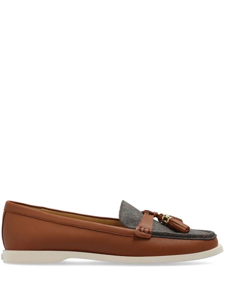 Michael Kors Kiernan jacquard-motif loafers - Brown Cover