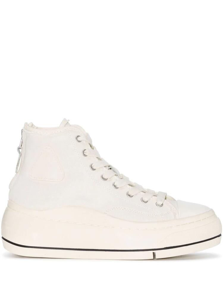 R13 high-top platform sneakers - Neutrals Cover