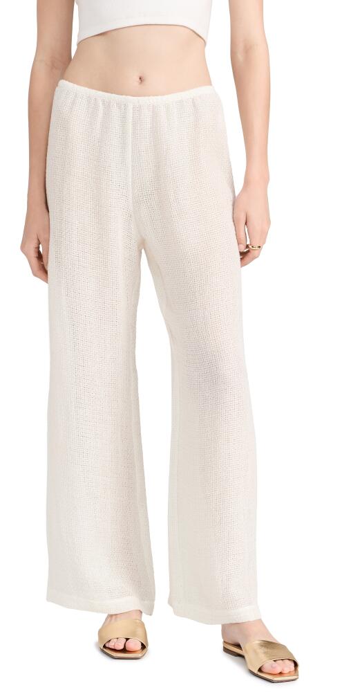 Leset Stella Wide Leg Pants White Cover