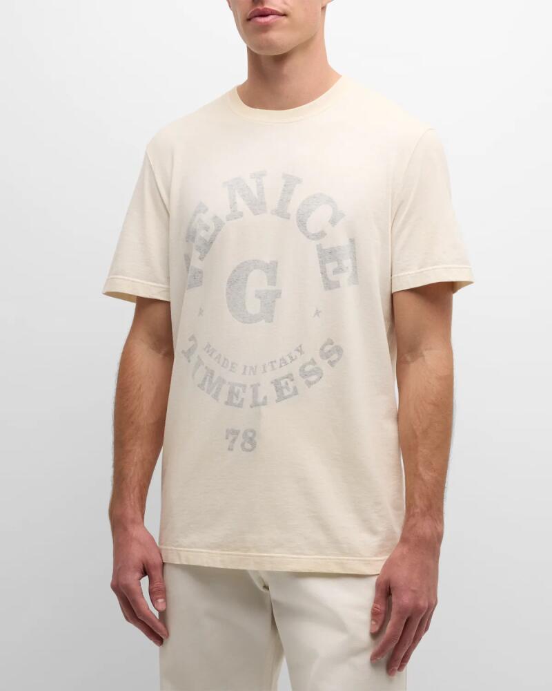 Golden Goose Men's Timeless-Print Cotton Gauze T-Shirt Cover