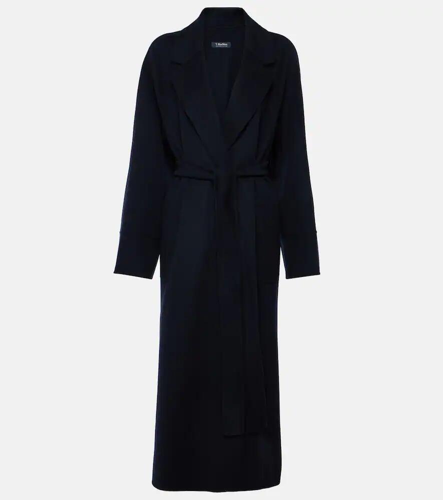 'S Max Mara Belted virgin wool coat Cover