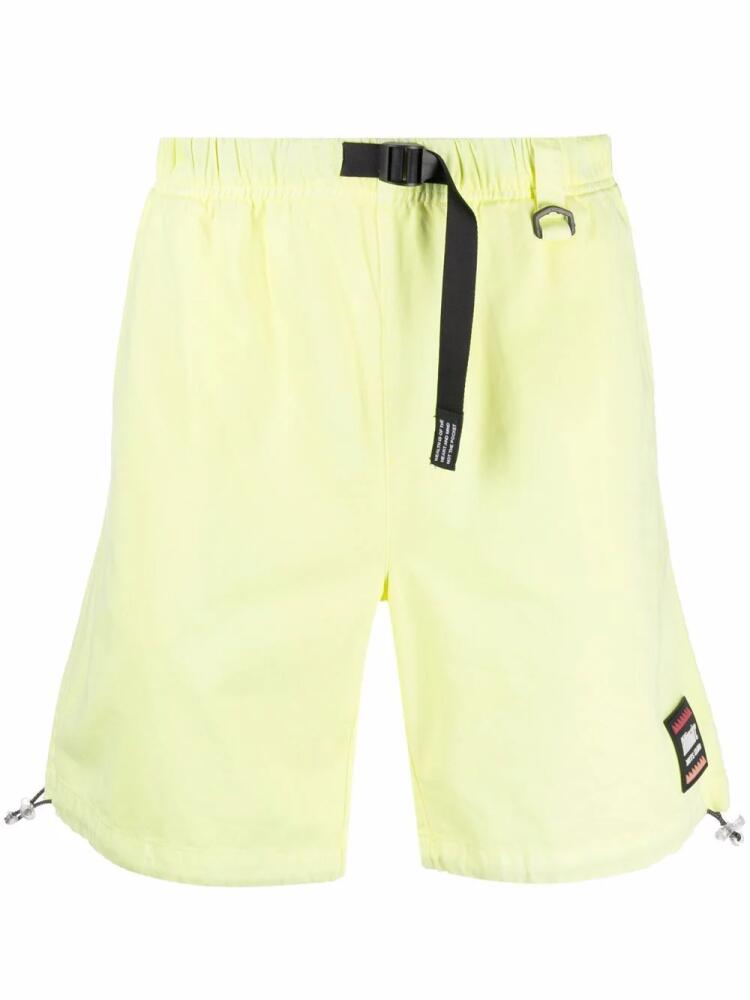 Billionaire Boys Club logo-patch shorts - Yellow Cover