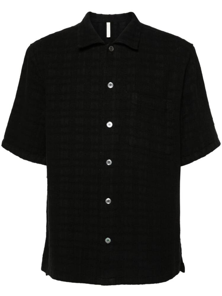 Sunflower Spacey SS textured shirt - Black Cover