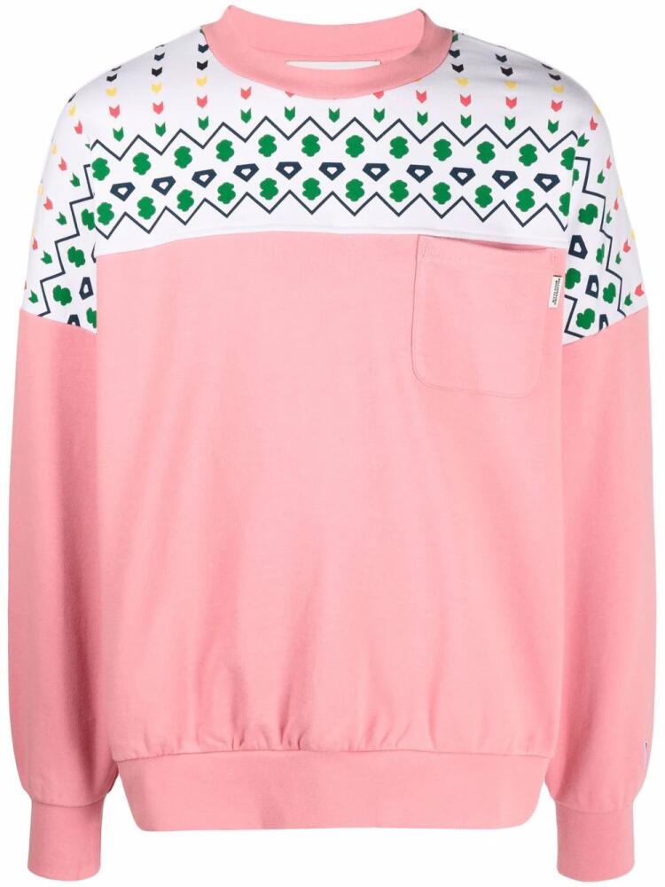 Billionaire Boys Club fair isle knit jumper - Pink Cover