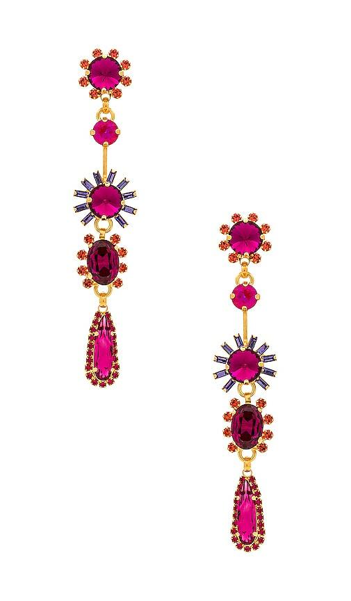 Elizabeth Cole Astraea Earrings in Pink Cover