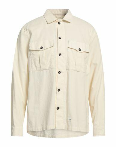 Officina 36 Man Shirt Ivory Cotton Cover