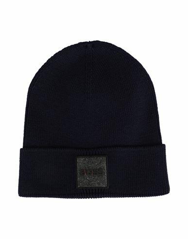 Boss Man Hat Navy blue Polyacrylic, Virgin Wool Cover