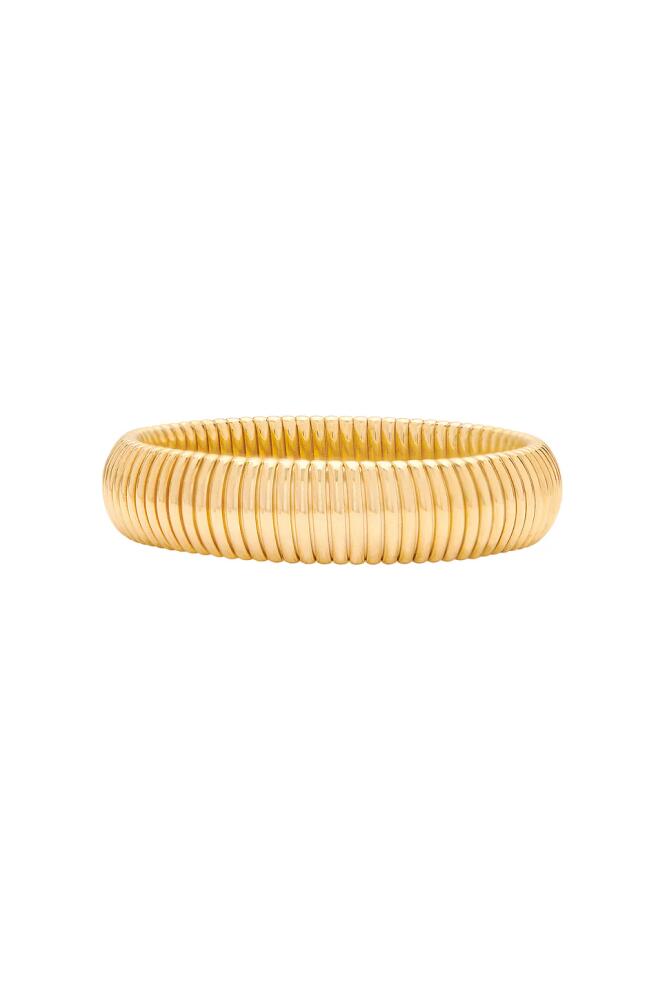 MEGA Round Cobra Bracelet in Metallic Gold Cover